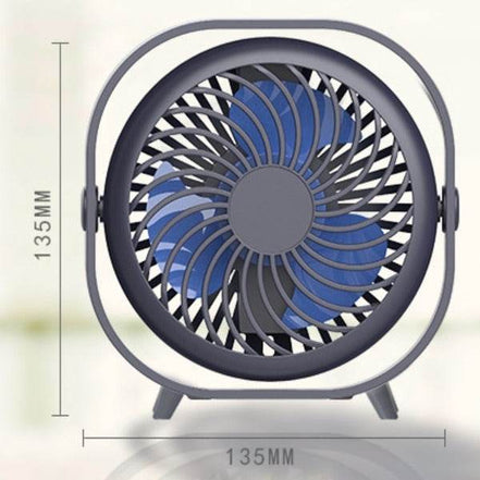 mlnshops Portable Rechargeable Desk Fan for Home & Office