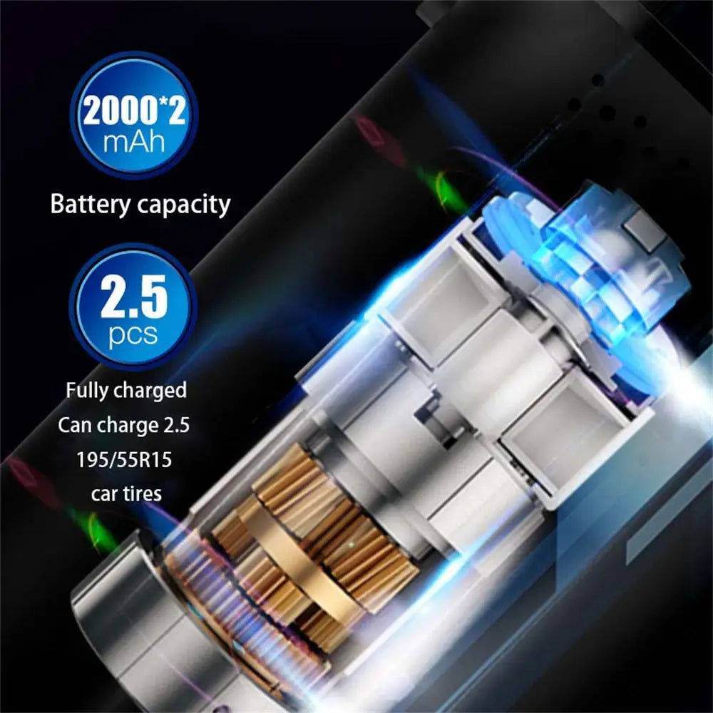 MLNshops Mini Portable Tire Inflator for Cars