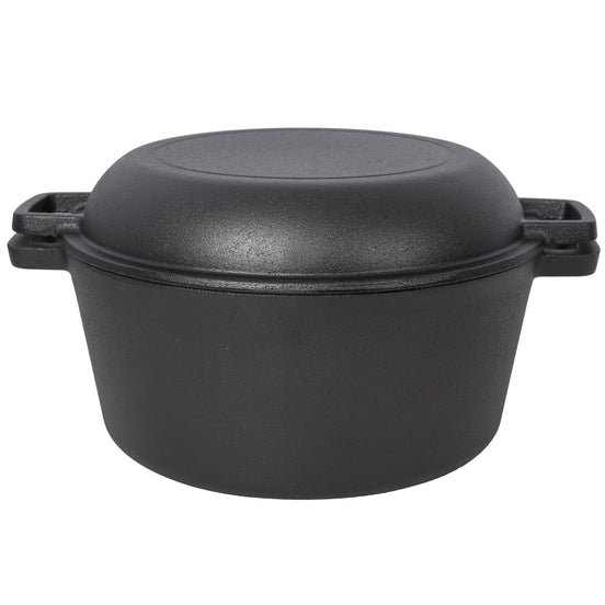 MLNshops Pre-Seasoned Cast Iron Dutch Oven Set