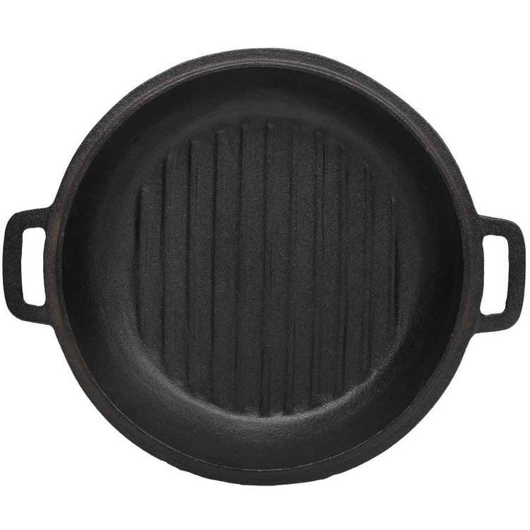 MLNshops Pre-Seasoned Cast Iron Dutch Oven Set