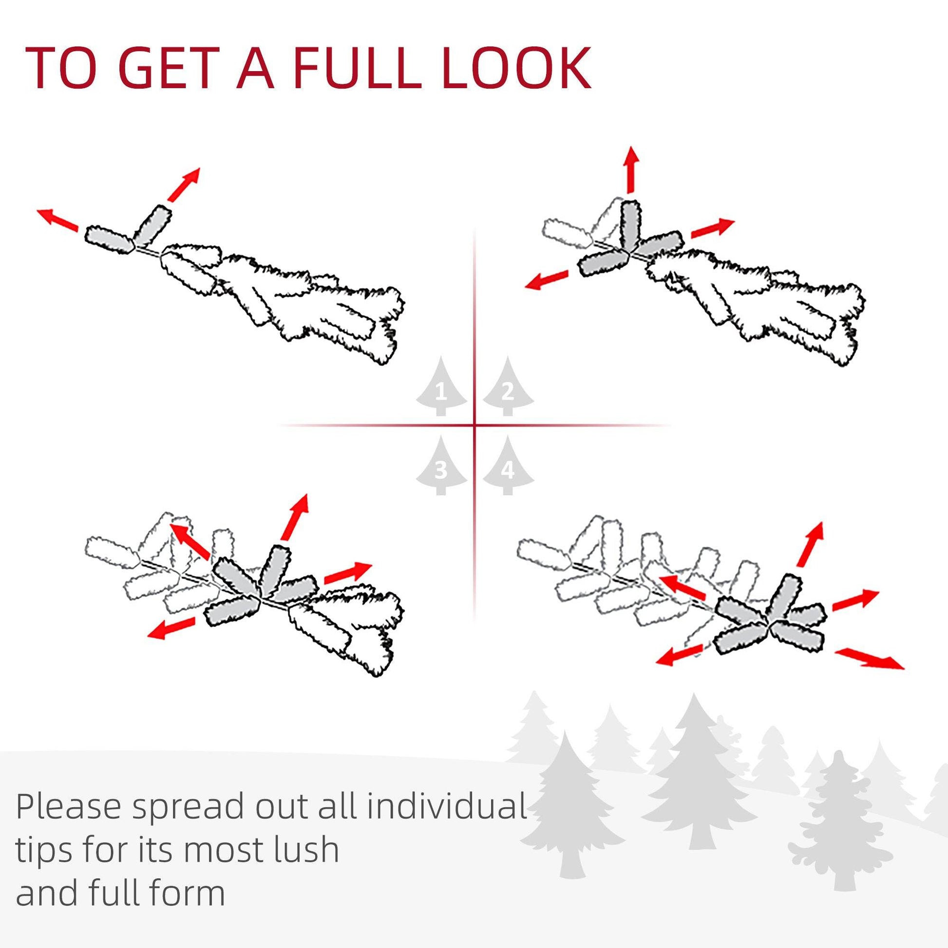 MLNshops Prelit Christmas Wreath and Garland Set with Pinecones