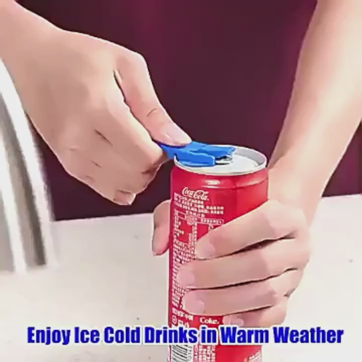 6pcs Dustproof And Insect Proof Simple Handheld Can Opener For Beer And Soda MLNshops]
