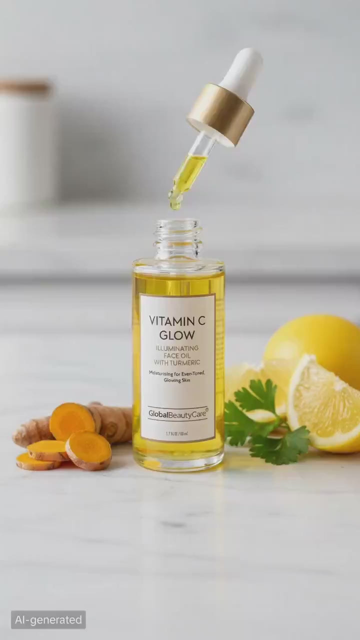 VITAMIN C GLOW illuminating face oil with turmeric