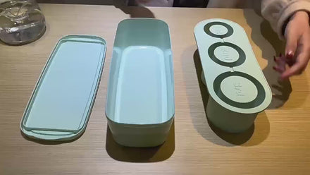 3 Grid Silicon Ice Cube Tray with Lid for 20-40 oz Stanley Cup MLNshops]