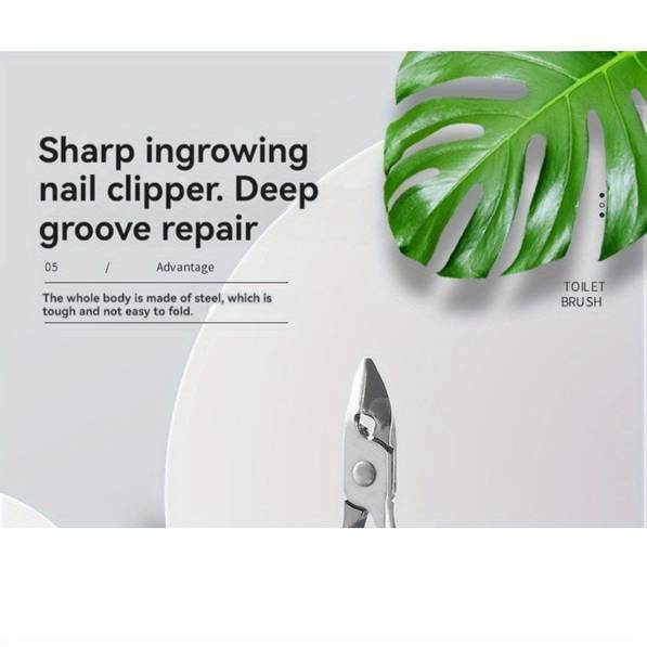 mlnshops 12-Piece stainless steel nail care kit, Portable