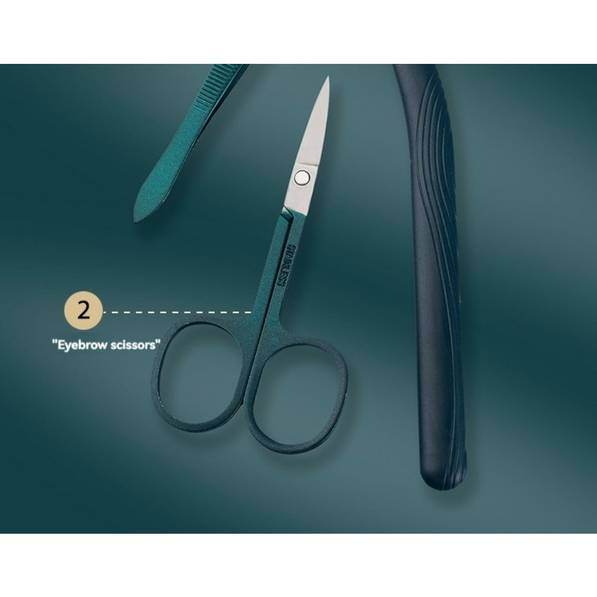 mlnshops 12-Piece stainless steel nail care kit, Portable