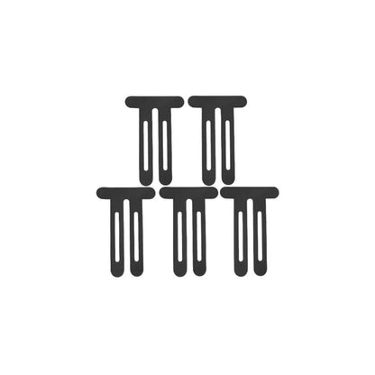 MLNshops Precut Knee breathable elastic muscle support tape Black 5pcs