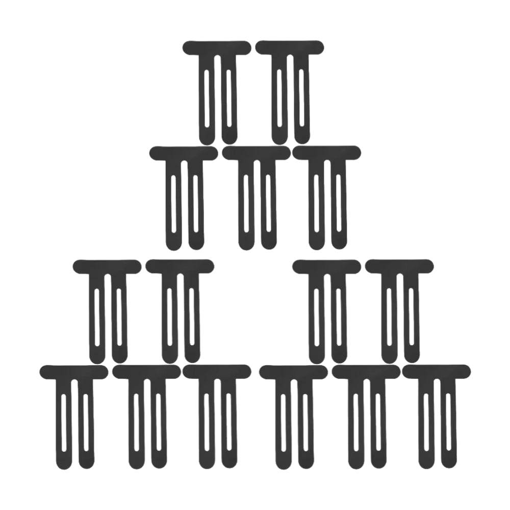 MLNshops Precut Knee breathable elastic muscle support tape Black 15pcs