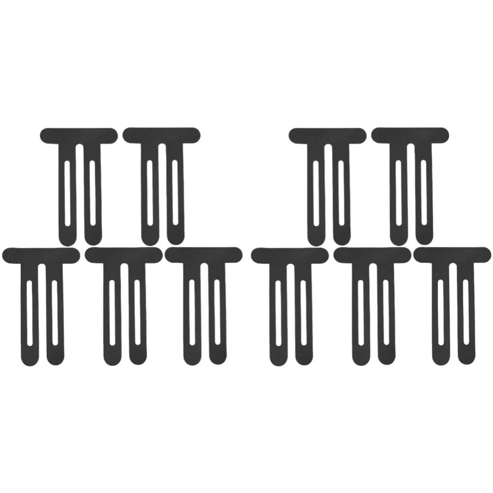 MLNshops Precut Knee breathable elastic muscle support tape Black 10pcs