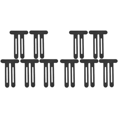 MLNshops Precut Knee breathable elastic muscle support tape Black 10pcs