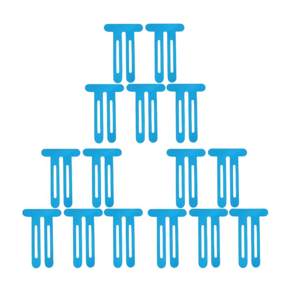 MLNshops Precut Knee breathable elastic muscle support tape Blue 15pcs