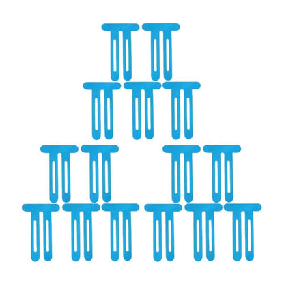 MLNshops Precut Knee breathable elastic muscle support tape Blue 15pcs