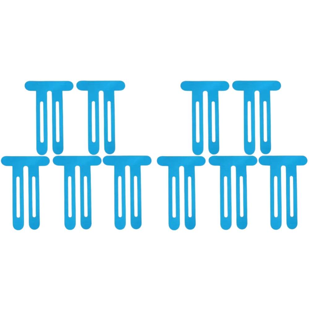 MLNshops Precut Knee breathable elastic muscle support tape Blue 10pcs