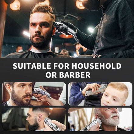 Professional Cordless Hair Clippers with LCD Display