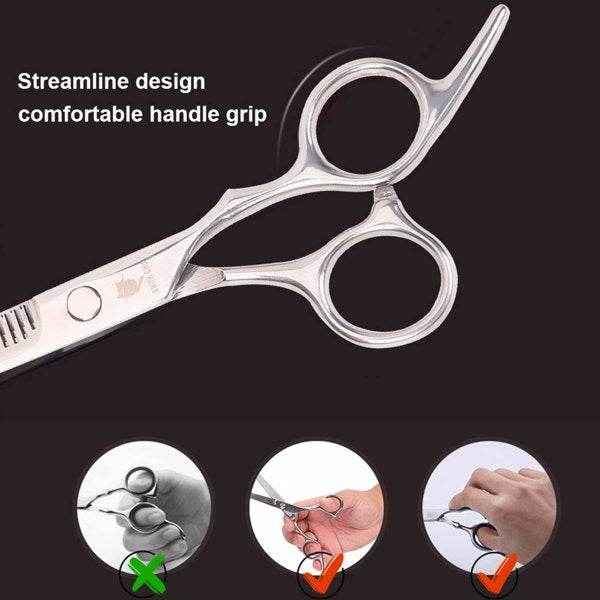 Professional Hair Cutting Scissors Set with Case