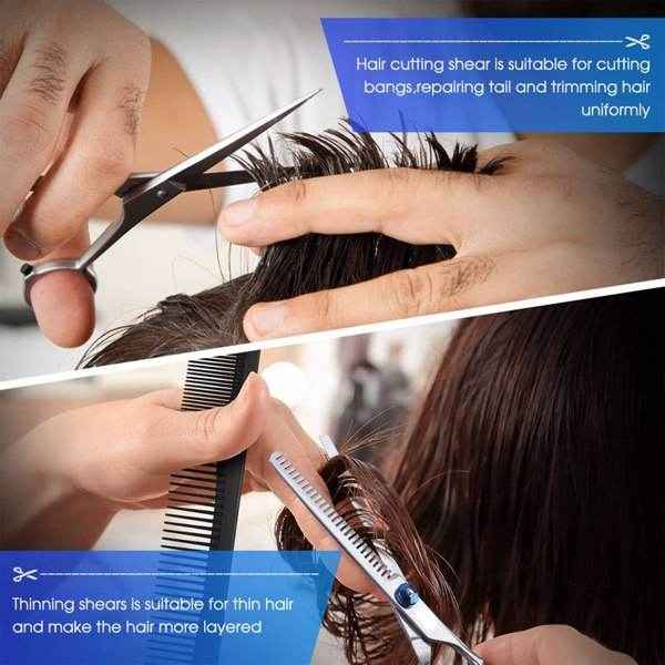 Professional Hair Cutting Scissors Set with Case