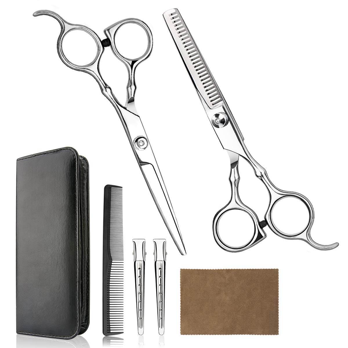 Professional Hair Cutting Scissors Set with Case Default Title