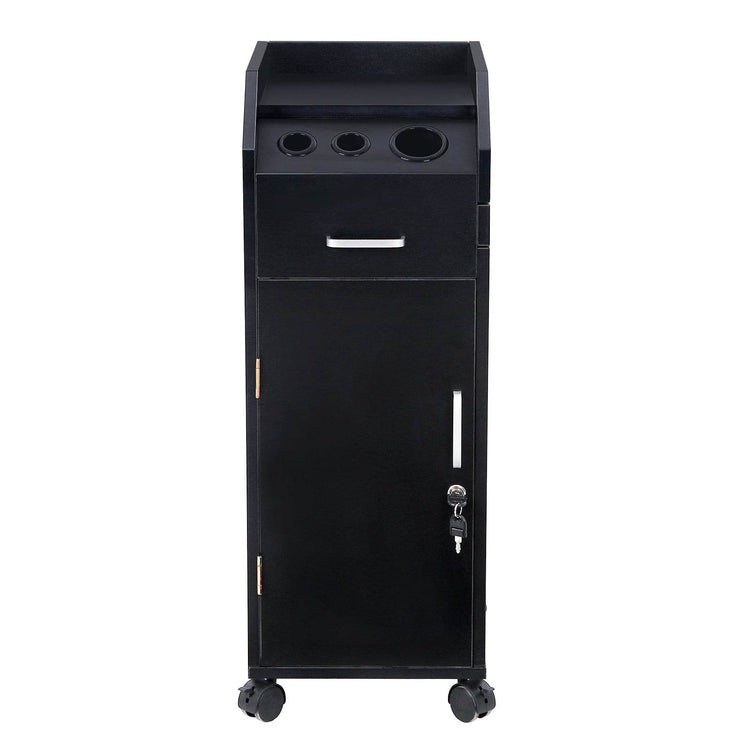mlnshops Professional Hair Salon Cart with Lock & Wheels