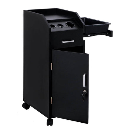 mlnshops Professional Hair Salon Cart with Lock & Wheels