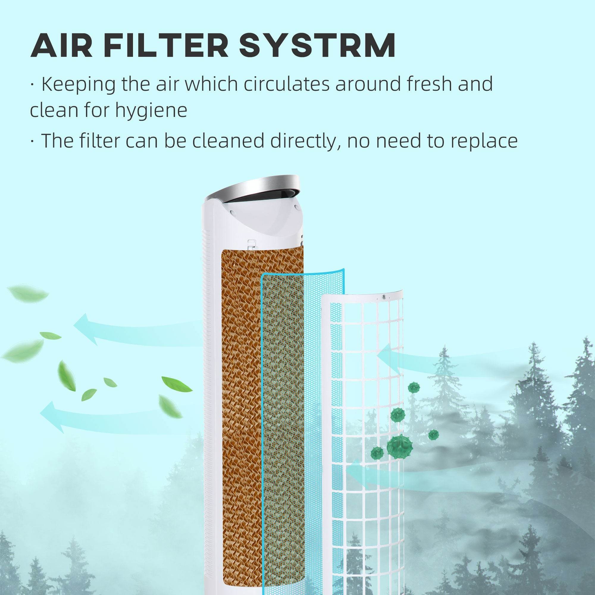 MLNshops Quiet Air Humidifier Fan for Home Comfort