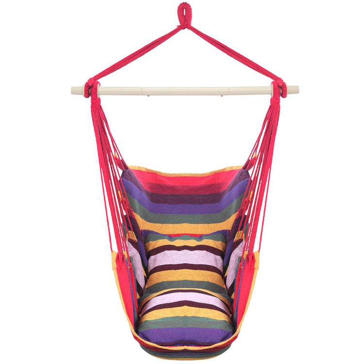 mlnshops Rainbow Rope Swing Chair for Relaxation
