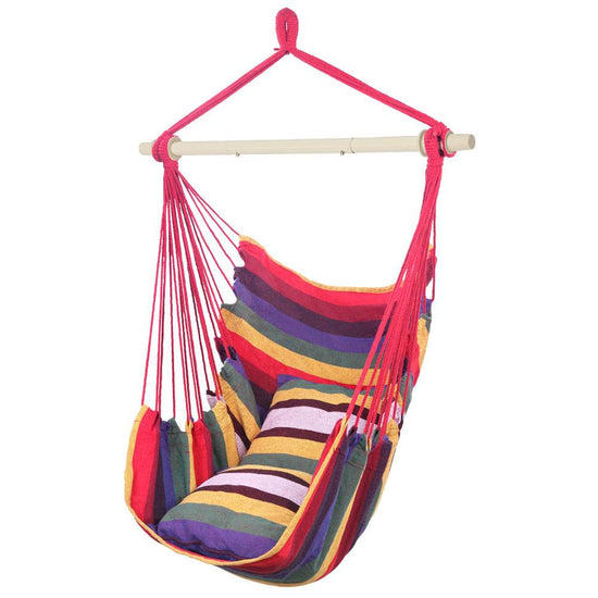 mlnshops Rainbow Rope Swing Chair for Relaxation Default Title