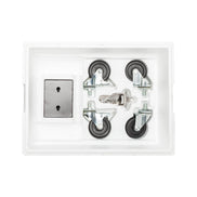 mlnshops Rattan Cooler with Wheels for Outdoor Fun