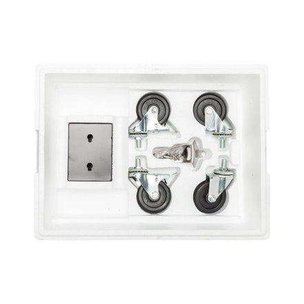 mlnshops Rattan Cooler with Wheels for Outdoor Fun