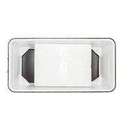 mlnshops Rattan Cooler with Wheels for Outdoor Fun