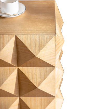 MLNshops Retro Wooden Side Table for Stylish Decor