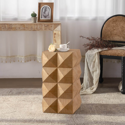 MLNshops Retro Wooden Side Table for Stylish Decor