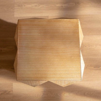 MLNshops Retro Wooden Side Table for Stylish Decor