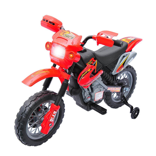 MLNshops kids electric dirt bike with training wheels - LED Default