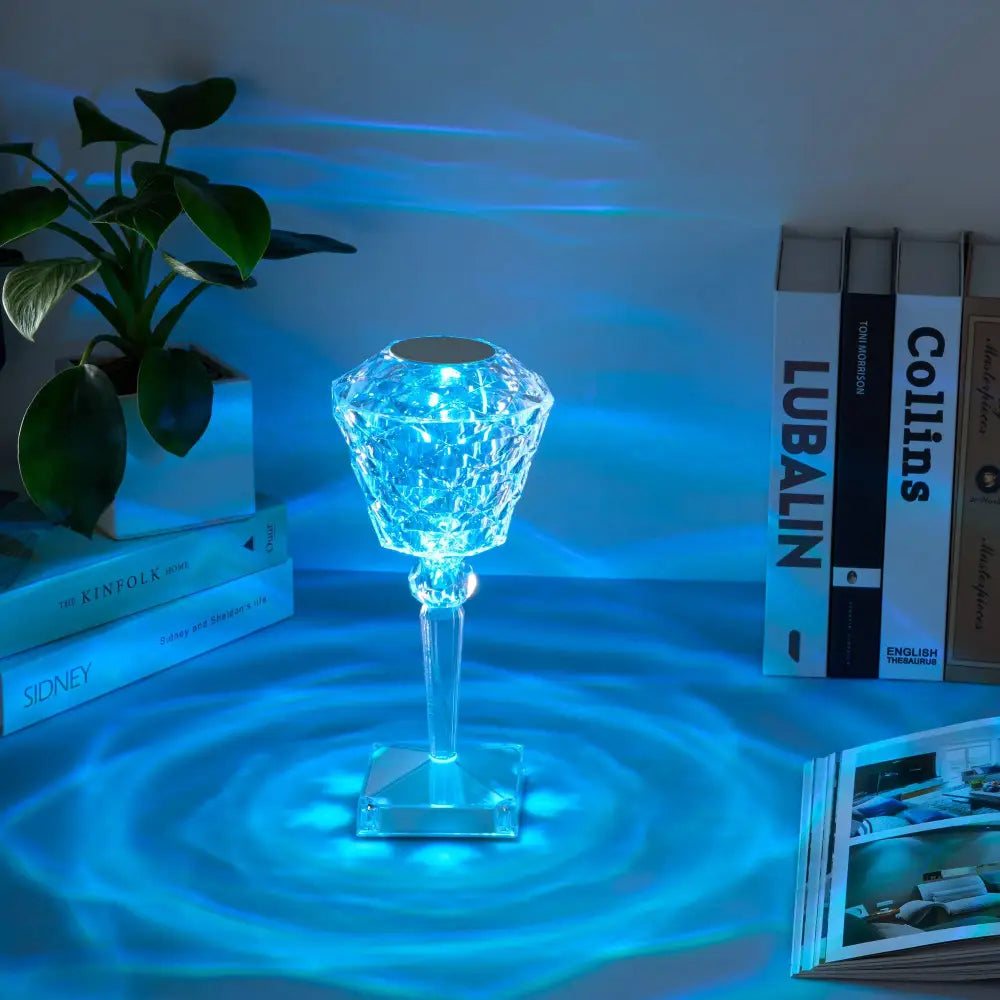 Rose Ray crystal diamond table lamp MLNshops]