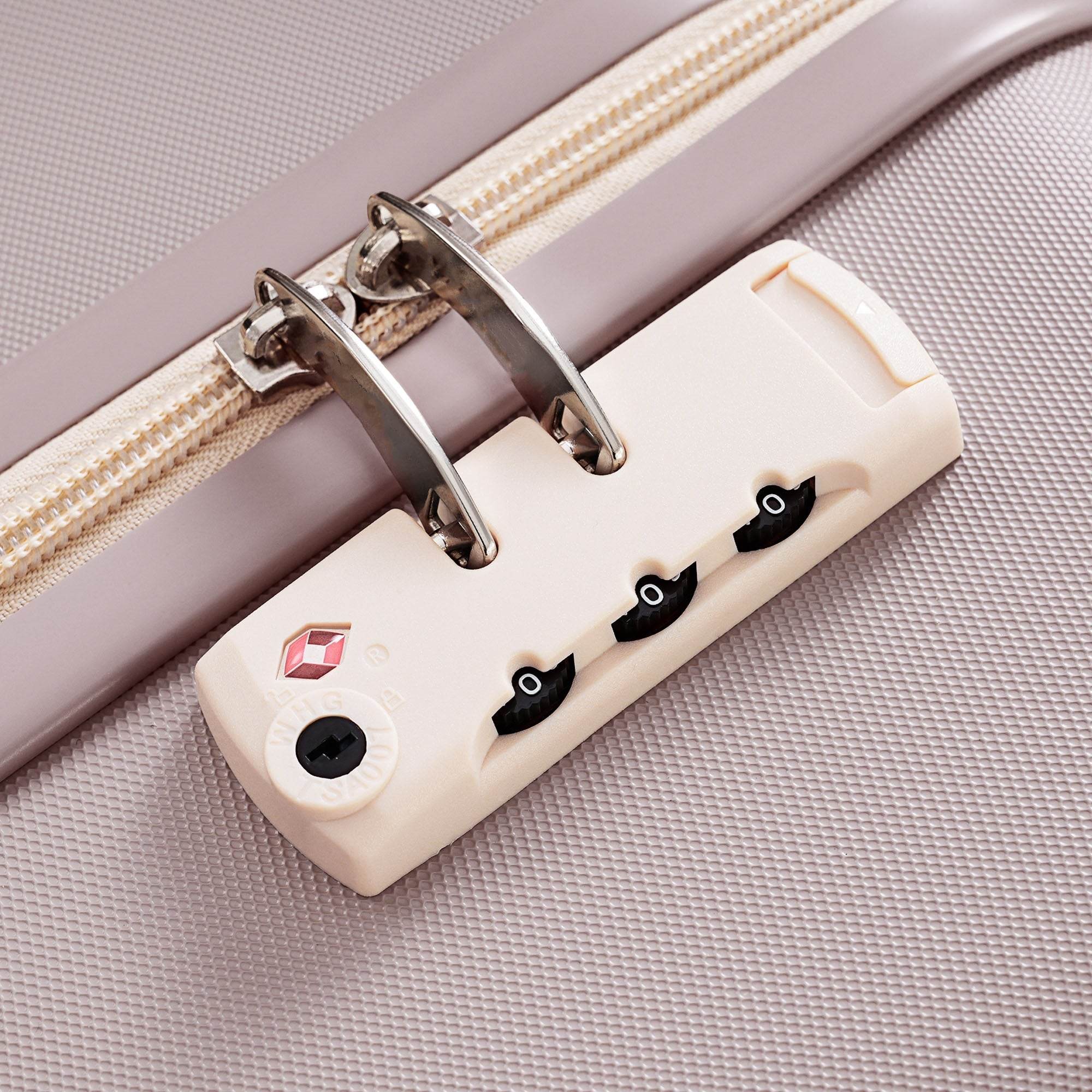 MLNshops Rosybrown Luggage Set - Durable 3-Piece Travel Bags