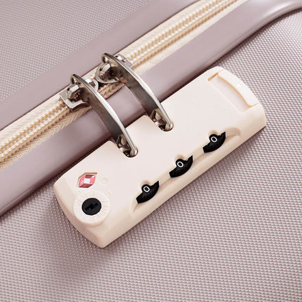 MLNshops Rosybrown Luggage Set - Durable 3-Piece Travel Bags