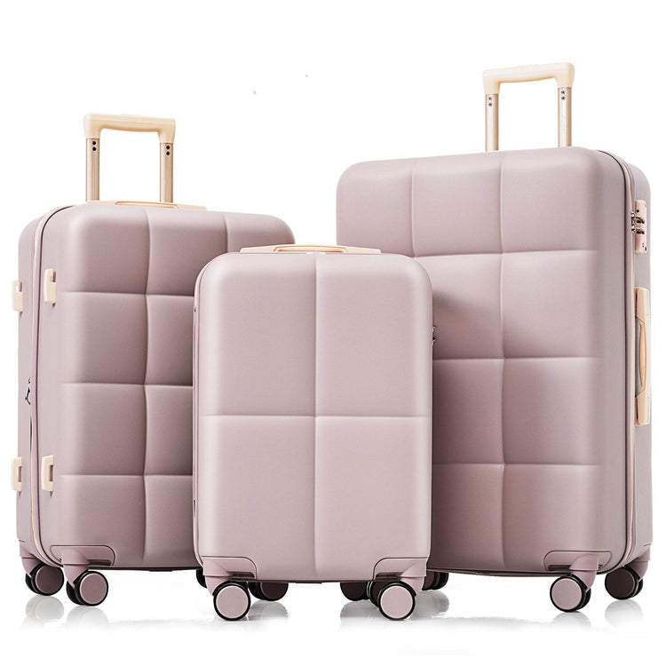 MLNshops Rosybrown Luggage Set - Durable 3-Piece Travel Bags Default