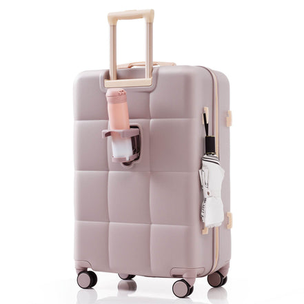 MLNshops Rosybrown Luggage Set - Durable 3-Piece Travel Bags