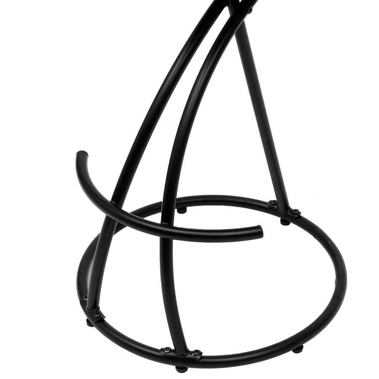 MLNshops Round Bar Stools Set of 2 with Backrest - Stylish & Comfortable