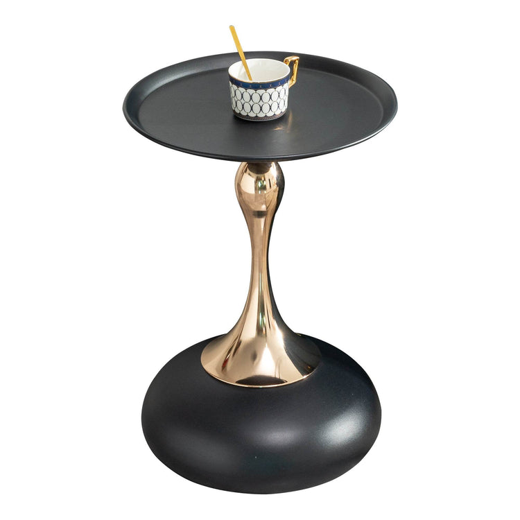 MLNshops Round End Table for Small Spaces - Modern Side Table Default