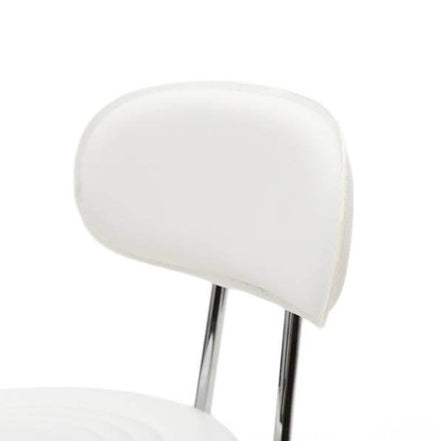 mlnshops Round Shape Beauty Stool for Salons with Backrest