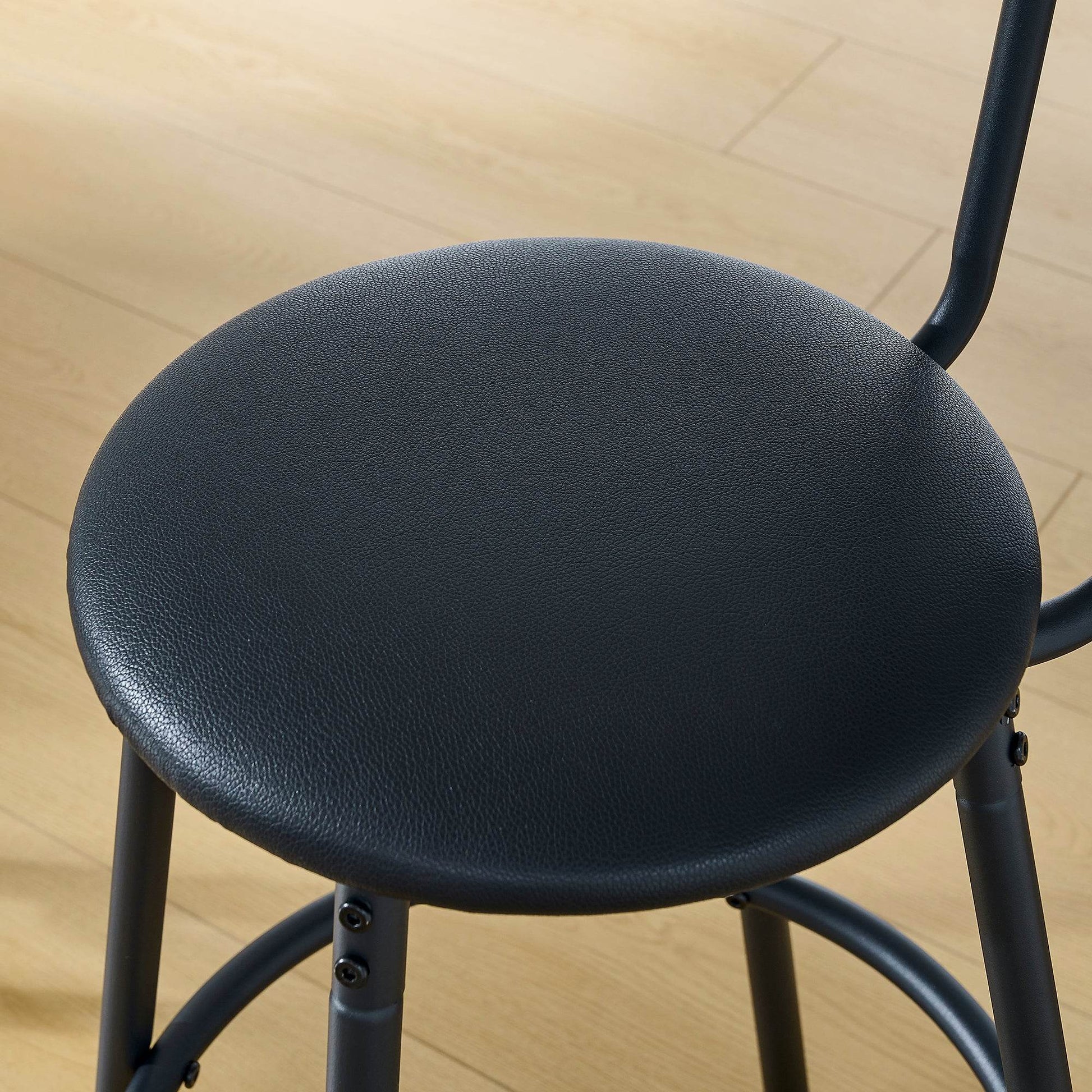 MLNshops Rustic Bar Table and Stools Set - Modern Dining