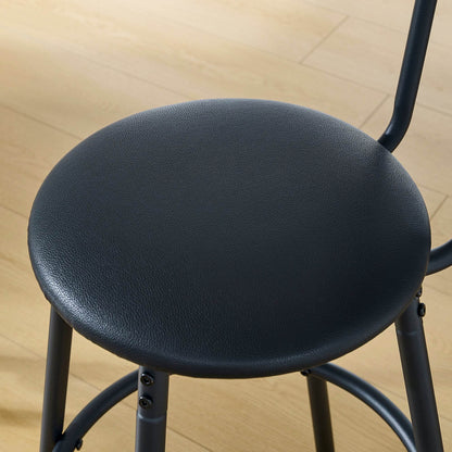 MLNshops Rustic Bar Table and Stools Set - Modern Dining