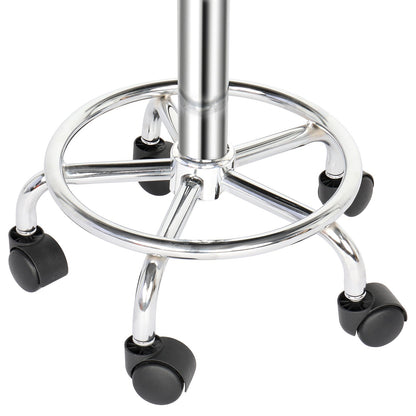 Saddle Stool Feet Rotation Bar Stool White MLNshops]