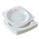 MLNshops Salad Plate Set for Six - Elegant Serving Plates