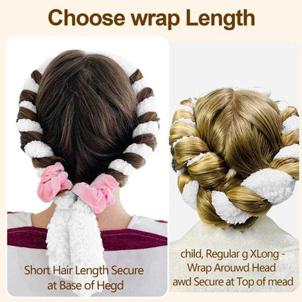 mlnshops Satin Heatless Hair Curler for Natural Curls