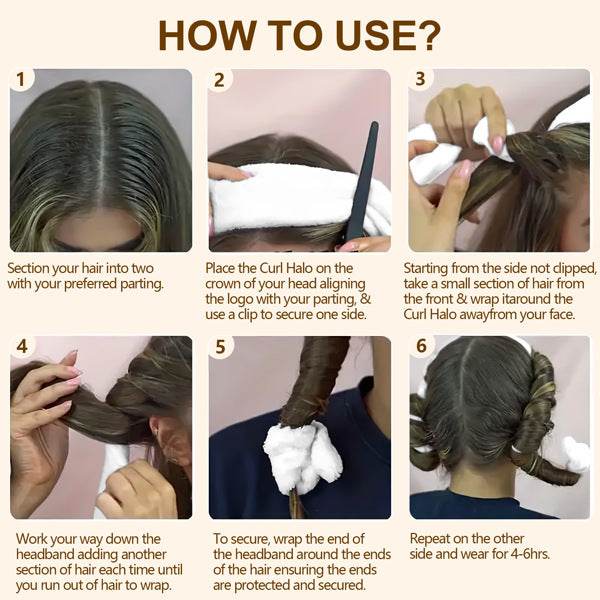 mlnshops Satin Heatless Hair Curler for Natural Curls