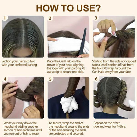 mlnshops Satin Heatless Hair Curler for Natural Curls