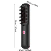 mlnshops Wireless Hair Straightener Comb with Scalp Massage Hair Brush