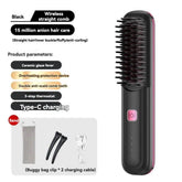 mlnshops Wireless Hair Straightener Comb with Scalp Massage Hair Brush